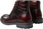 Dolce & Gabbana Luxe Dual-Tone Leren Enkellaarzen Multicolor Dames - Thumbnail 4