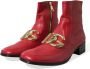 Dolce & Gabbana Ankle Boots Red Heren - Thumbnail 3