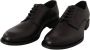 Dolce & Gabbana Authentieke Italiaanse Derby Formele Schoenen Black Heren - Thumbnail 10