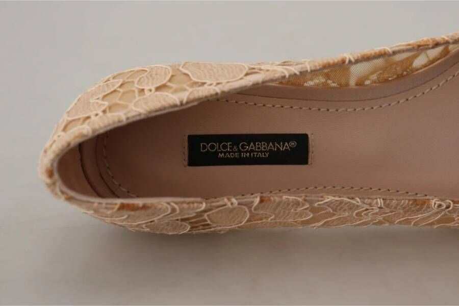 Dolce & Gabbana Ballerinas Beige Dames