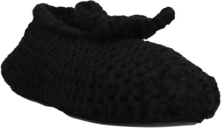 Dolce & Gabbana Zwarte instapper ballerina's wollen gebreide schoenen - Foto 4
