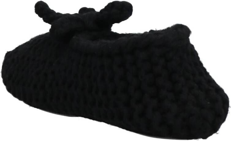Dolce & Gabbana Zwarte instapper ballerina's wollen gebreide schoenen - Foto 5