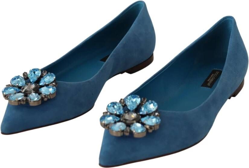 Dolce & Gabbana Ballerina`s Blauw Dames