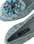 Dolce & Gabbana Paarse Taormina Kant Kristal Platte Schoenen Purple Dames - Thumbnail 35
