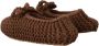Dolce & Gabbana Brown Slip On Ballerina Flats Wool Knit Shoes Bruin Dames - Thumbnail 11