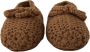 Dolce & Gabbana Brown Slip On Ballerina Flats Wool Knit Shoes Bruin Dames - Thumbnail 4