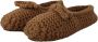 Dolce & Gabbana Brown Slip On Ballerina Flats Wool Knit Shoes Bruin Dames - Thumbnail 5
