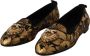 Dolce & Gabbana Zwarte en Gouden Loafers met Hartversiering Yellow Dames - Thumbnail 2