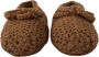 Dolce & Gabbana Brown Slip On Ballerina Flats Wool Knit Shoes Bruin Dames - Thumbnail 3