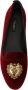 Dolce & Gabbana Velvet Loafers met Gouden Hart Red Dames - Thumbnail 8