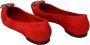 Dolce & Gabbana Rode Slip-On Flats met Kristallen Red Dames - Thumbnail 9