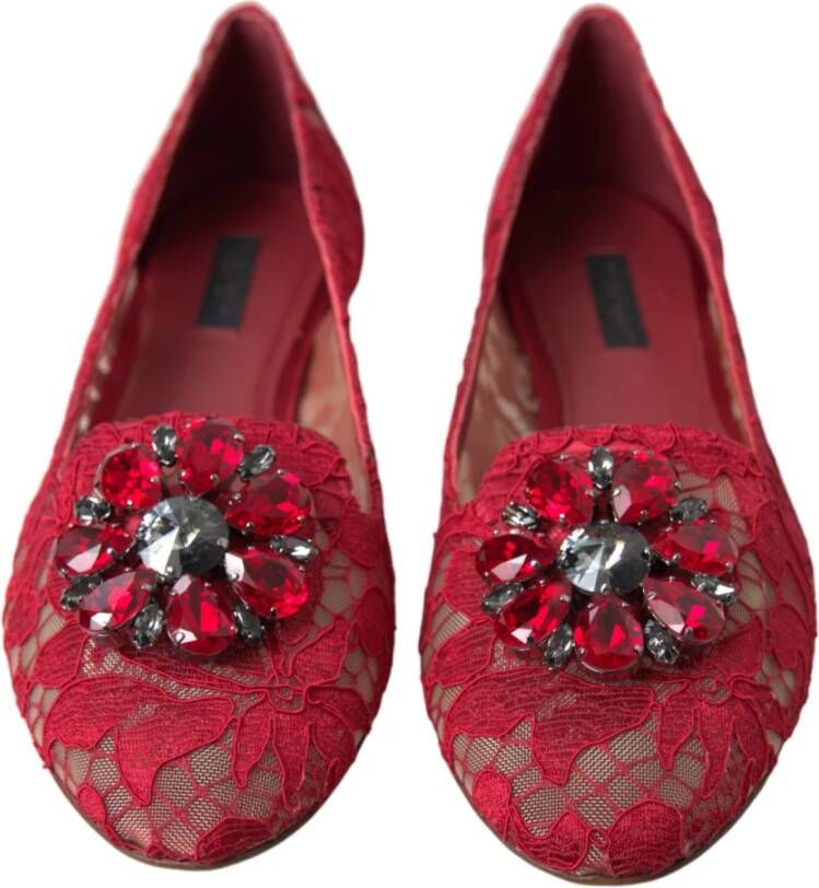 Dolce & Gabbana Ballerinas Red Dames