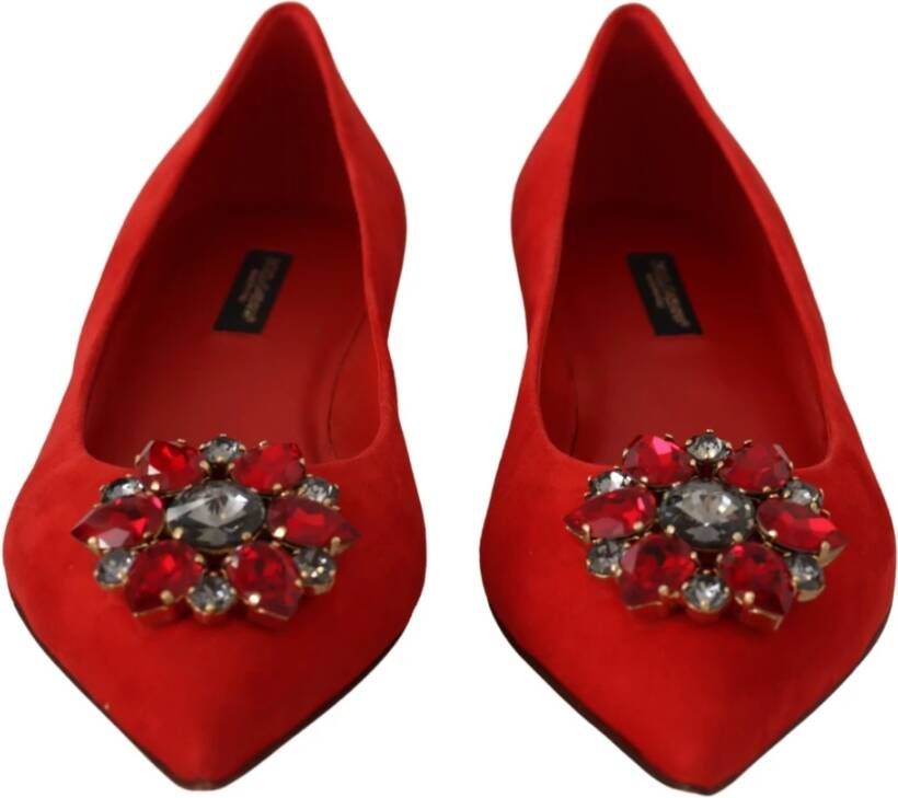 Dolce & Gabbana Ballerinas Red Dames