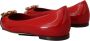 Dolce & Gabbana Rode Leren Kristallen Loafers Platte Schoenen Red Dames - Thumbnail 3