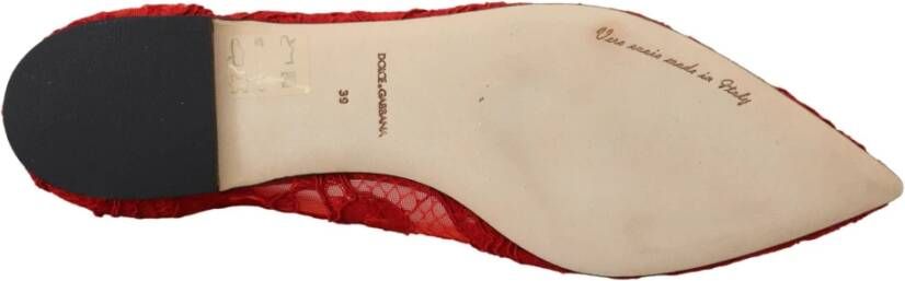 Dolce & Gabbana Ballerinas Rood Dames