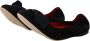 Dolce & Gabbana Black Suede Red Ballerina Flats Shoes - Thumbnail 7
