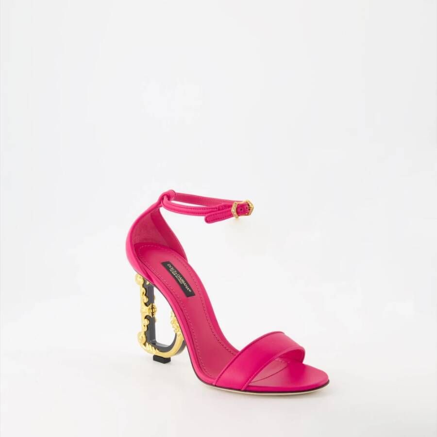 Dolce & Gabbana Barok Sandalen Black Dames