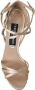 Dolce & Gabbana Beige Leren Strappy Heels Sandalen Beige Dames - Thumbnail 6