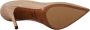 Dolce & Gabbana Beige Nude Leren Bellucci Hakken Pumps Schoenen Beige Dames - Thumbnail 4