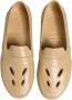 Dolce & Gabbana Beige Rubber Slides Lage Top Sneakers - Thumbnail 2
