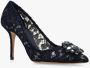 Dolce & Gabbana Bellucci kanten pumps Blauw Dames - Thumbnail 4