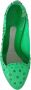 Dolce & Gabbana Betoverende Assepoester Kristal Pumps in Groen Green Dames - Thumbnail 8