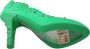 Dolce & Gabbana Betoverende Assepoester Kristal Pumps in Groen Green Dames - Thumbnail 10