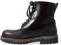 Dolce & Gabbana Zwarte leren militaire gevechtslaarzen Black Heren - Thumbnail 5