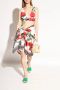 Dolce & Gabbana Elegante Bloemen Sliders voor Dames Green Dames - Thumbnail 6