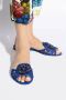Dolce & Gabbana Bianca Slides Blue Dames - Thumbnail 2