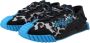 Dolce & Gabbana Zwarte Blauwe Stoffen Veters NS1 Sneakers Multicolor Heren - Thumbnail 2