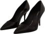 Dolce & Gabbana Black High Heels Pumps Patent Leather Shoes Zwart Dames - Thumbnail 2