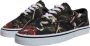 Dolce & Gabbana Black Tropical Print Low Top Sneakers - Thumbnail 2