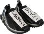 Dolce & Gabbana Black White Sorrento Sport Stretch Sneakers Zwart Heren - Thumbnail 25