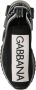 Dolce & Gabbana Black White Sorrento Sport Stretch Sneakers Zwart - Thumbnail 30
