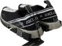 Dolce & Gabbana Black White Sorrento Sport Stretch Sneakers Zwart Heren - Thumbnail 30