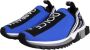 Dolce & Gabbana Blauw Zwart Lage Top Logo Sneakers Blue - Thumbnail 7
