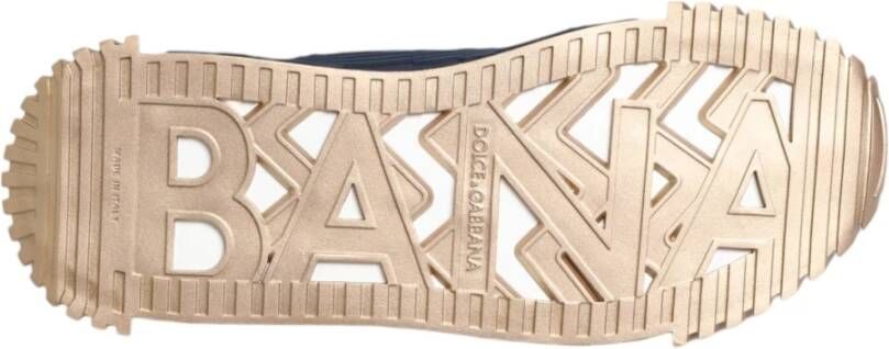 Dolce & Gabbana Blauw Wit Laag Top NS1 Sneakers