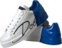 Dolce & Gabbana Blauw & Wit Logo Sneakers Multicolor - Thumbnail 6