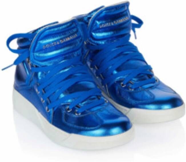 Dolce & Gabbana Blauwe Heren Sneaker Comfortabel en Stijlvol