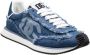 Dolce & Gabbana Blauwe Jeans Denim Kussen Sneakers Blue Heren - Thumbnail 2