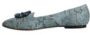 Dolce & Gabbana Blauwe Kant Kristal Ballet Flats Loafers Schoenen Blue Dames - Thumbnail 10