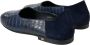 Dolce & Gabbana Elegante Blauwe Krokodillen Loafers Blue - Thumbnail 4