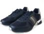 Dolce & Gabbana Blauwe Leren Lage Sneakers Blue Heren - Thumbnail 3