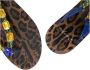 Dolce & Gabbana Blauwe Leren Platte Sandalen Elegante Stijl Blue Dames - Thumbnail 14