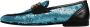 Dolce & Gabbana Blauwe Paillet Loafers Stijlvolle Schoenen - Thumbnail 2