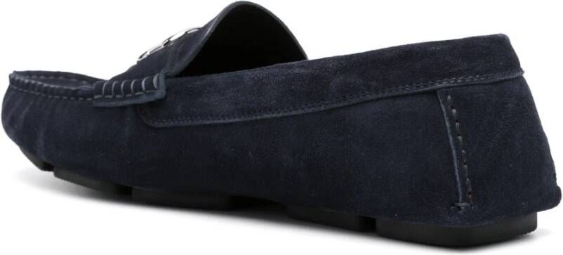 Dolce & Gabbana Blauwe Platte Schoenen Blue Heren