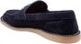 Dolce & Gabbana Blauwe Suède Mocassin met DG Logo - Thumbnail 2