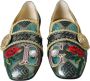 Dolce & Gabbana Bloemen Brokaat Ballerina's Blauw Blue Dames - Thumbnail 2