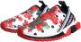 Dolce & Gabbana Bloemen Sorrento Sneakers met Logo Details Multicolor Dames - Thumbnail 3